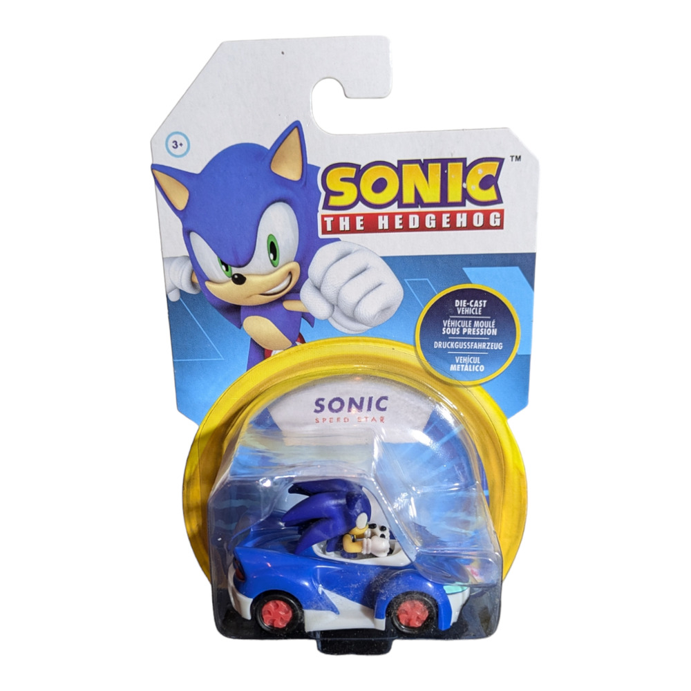 Sonic The Hedgehog 2.5" - Cart Racer 1:64 Scale (Sonic Speed Star) BRAND NEW
